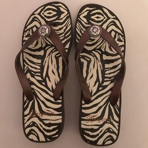 Brighton Flip Flops Size 9
